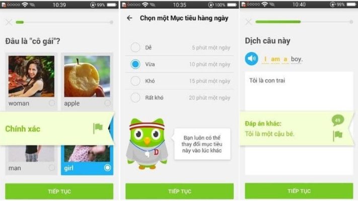 app học tiếng Anh giao tiếp