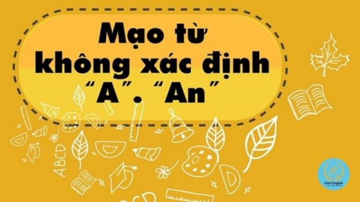 mạo từ không xác định a an