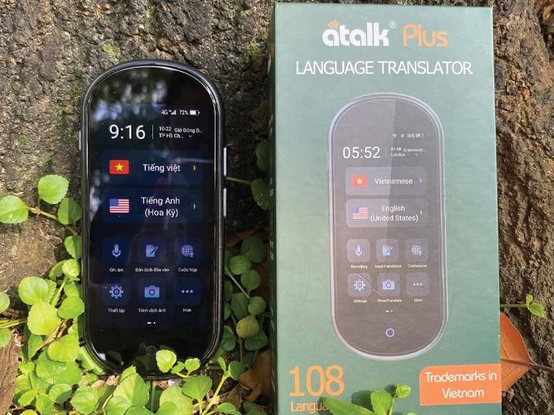 Máy phiên dịch nước ngoài Atalk Plus - Dịch 108 ngôn ngữ