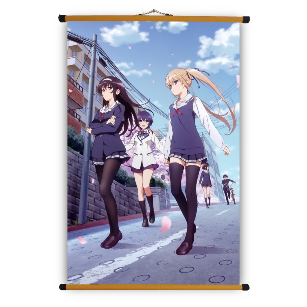 Poster vải anime Saenai Heroine no Sodatekata | Shopee Việt Nam