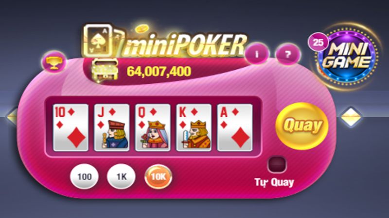 Bật Mí Luật Chơi Mini Poker Chi Tiết Mà Bạn Nên Khám Phá Ngay