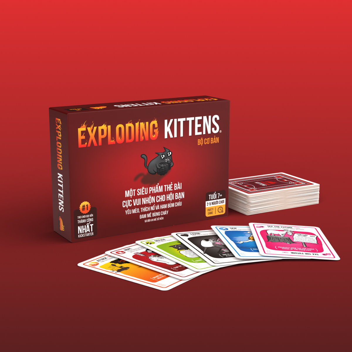 Exploding Kittens - Phiên bản CHÍNH THỨC ĐỘC QUYỀN của Exploding Kittens tại Việt Nam