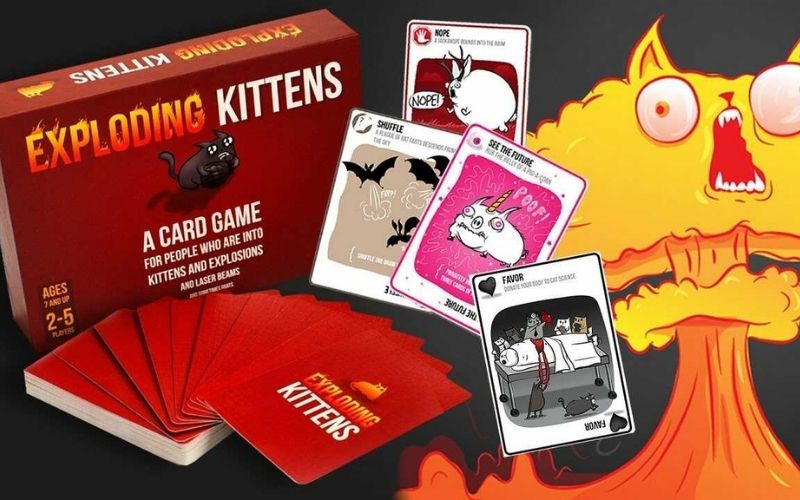 Cách chơi trò chơi Exploding Kittens cơ bản và mở rộng dành cho người mới bắt đầu