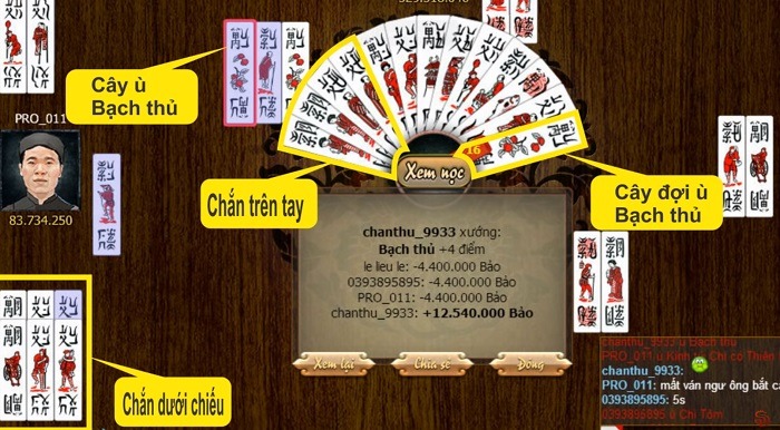 Các Cước Ù Trong Đánh Chắn Và Những Điều Người Chơi Cần Nắm Rõ