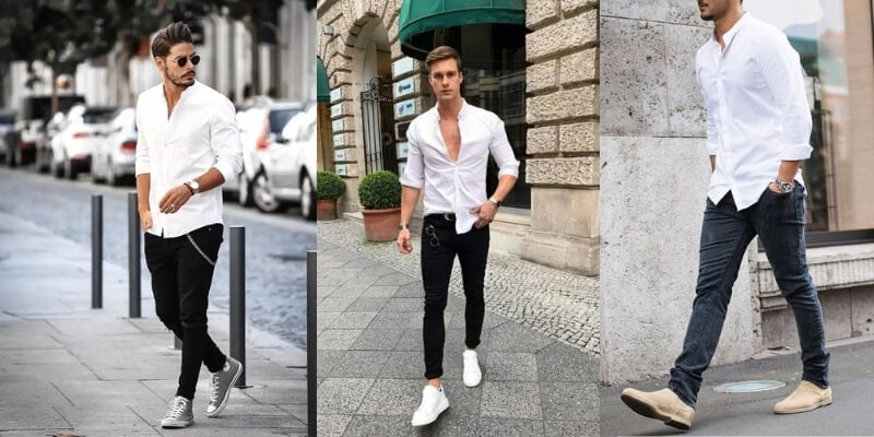 10 cách phối đồ với áo sơ mi nam đơn giản mà vẫn cực kỳ thu hút